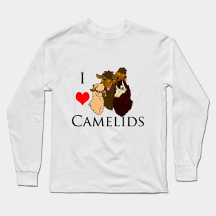 I Heart...Camelids! Long Sleeve T-Shirt